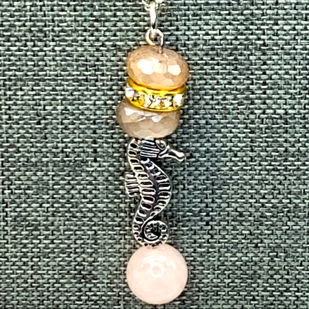 Rose Quartz& Moonstone Necklace